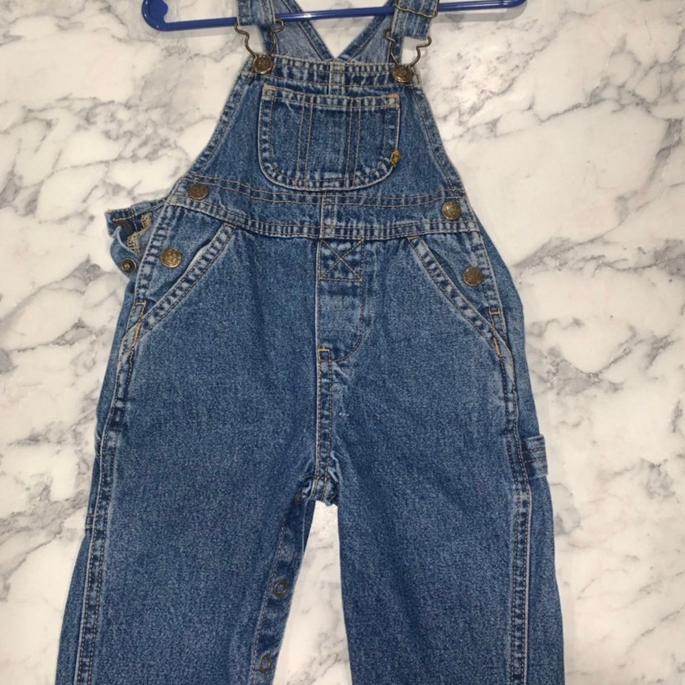 Faded Glory Blue Denim Kids Overalls
